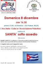 Cuba e Palestina - Sanità sotto assedio - 8 dicembre SMS Peretola - Ass. Amicizia Italia Cuba FI