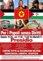 PER I POPOLI SENZA DIRITTI - presidio sabato 19.12.20 - Ass. Amicizia Italia Cuba FI