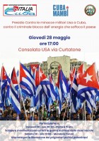 Presidio contro le minacce militari Usa a Cuba - Ass. Amicizia Italia Cuba FI