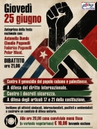 Contro il genocidio del popolo cubano e palestinese - 25 giugno Putignano PI - Ass. Amicizia Italia Cuba FI